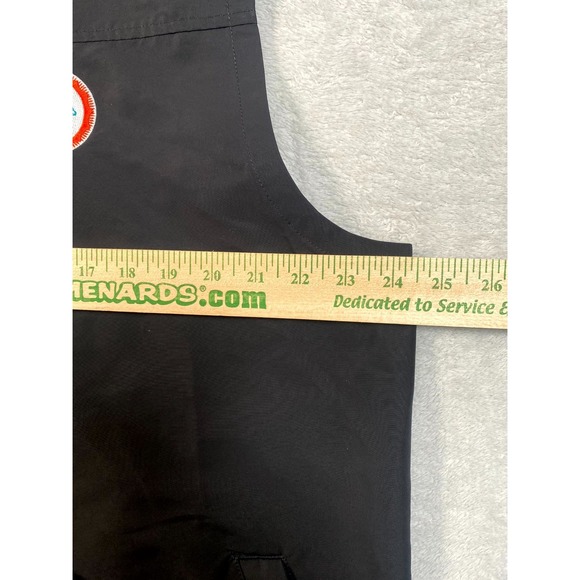 Cutter & Buck Charter Eco Packable Vest Mens Large Black Miami Dolphins Football - Picture 7 of 10